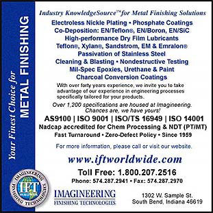 Imagineering Finishing Technologies, South Bend, IN